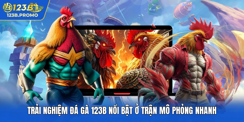 Trải nghiệm đá gà 123b nổi bật ở trận mô phỏng nhanh